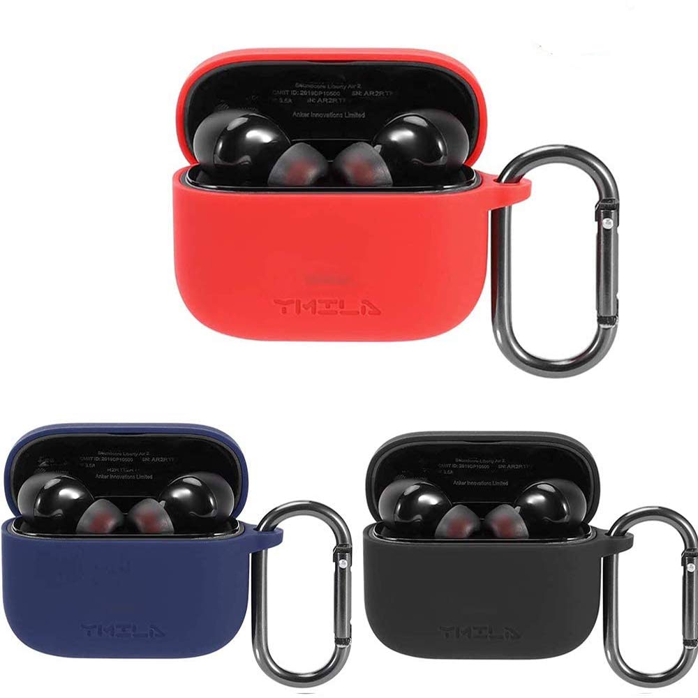 Anker Liberty Air 2 ケース カバー　レッド Amazon | [最新の改良モデル]For Anker Soundcord liberty Air 2